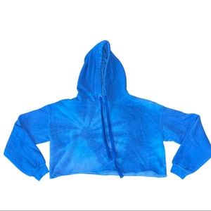 Tie dye crop sweater